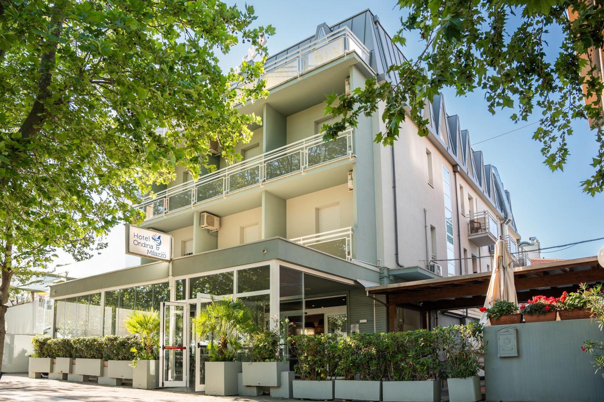 Hotel Ondina E Milazzo Cervia Exteriér fotografie